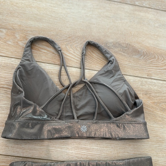 Athleta Pyrite Shine set. EUC. 2 PIECES! size Small. - Picture 6 of 7